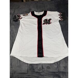Chiba Lotte Marines 2005 Asia Champions Baseball Jersey Mens Large White Mesh